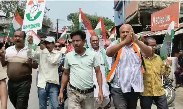 चुनाव 26 : जोरदार प्रचार में जुटे कांग्रेस प्रत्याशी अमिताभ सरकार