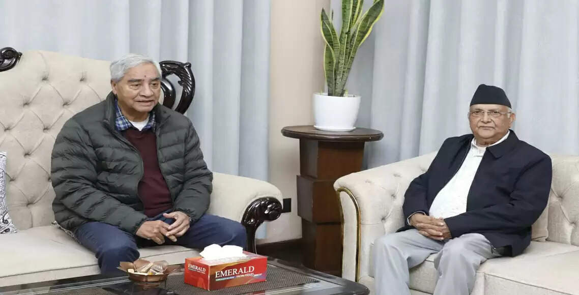 ओली ने देउवा से मुलाकात करके चुनावी गठबंधन बनाने का रखा प्रस्ताव