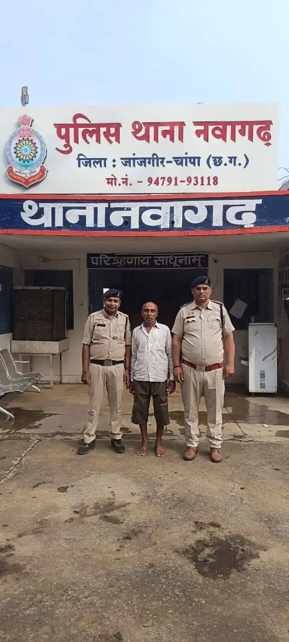 रंजिश में फावड़े से सिर पर जानलेवा हमला, नवागढ़ पुलिस ने आरोपित को गिरफ्तार कर भेजा जेल