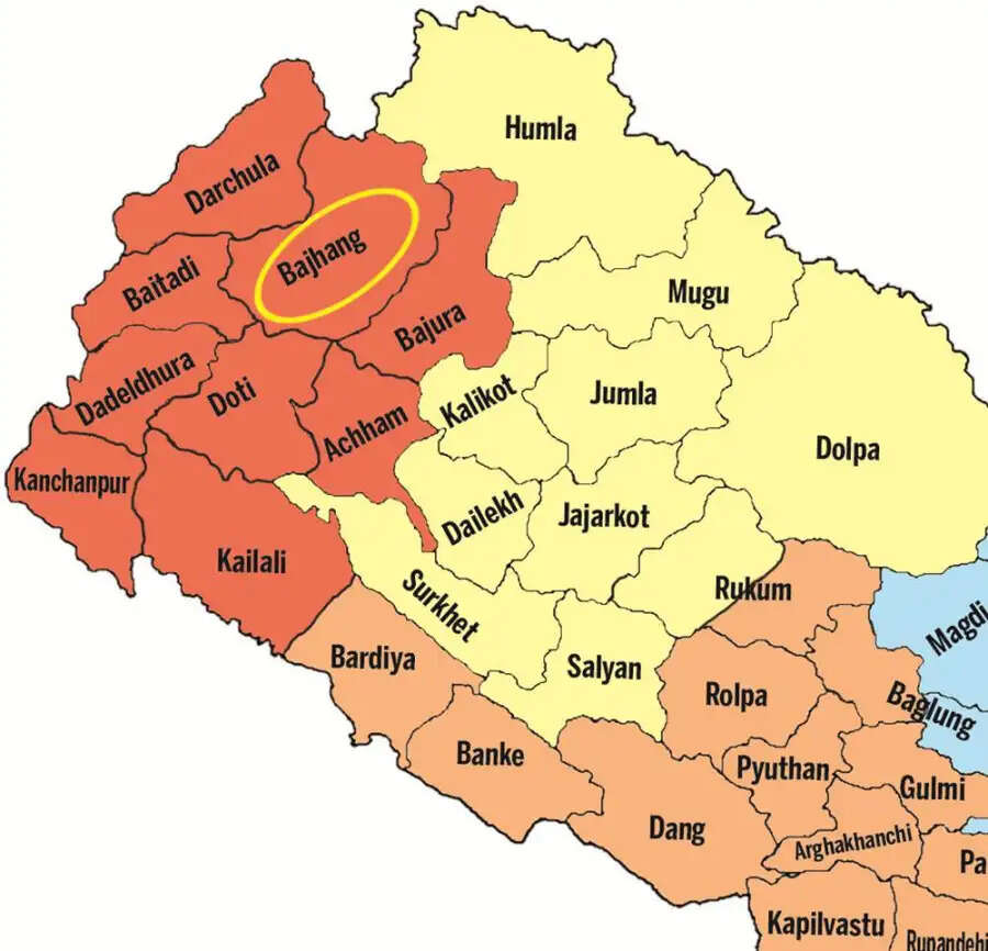 नेपाल में 4.2 तीव्रता का भूकंप, बाझंग जिले में डोली धरी