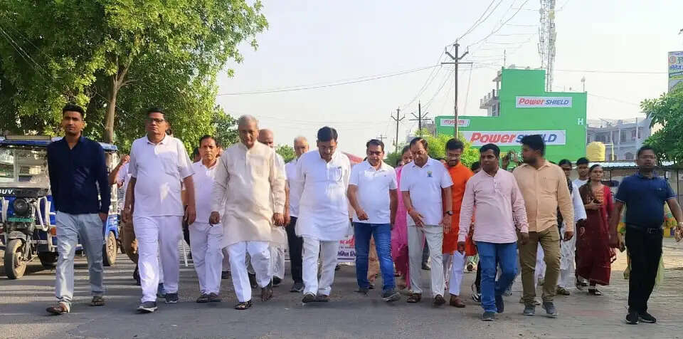 औरैया : अंतरराष्ट्रीय योग दिवस पर निकली जन जागरूकता रैली