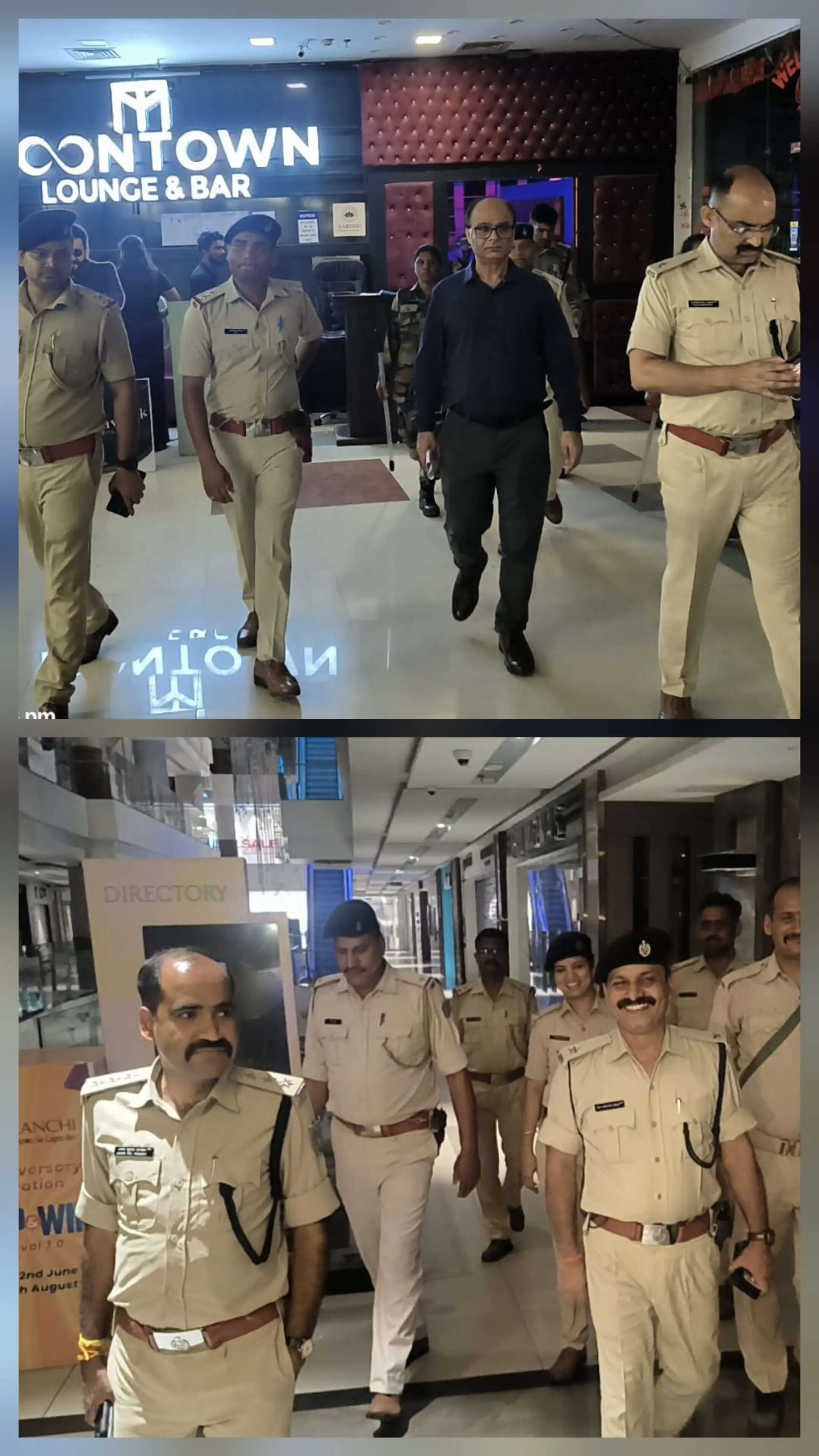 रांची पुलिस ने सड़क पर शराब पीने वालों और नियम तोड़ने वाले पब-बार पर की कार्रवाई