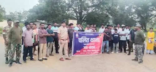 नैमेड पुलिस ने नाबालिग बच्चों द्वारा माेटरसाइकिल का उपयोग किए जाने पर सलाह दी