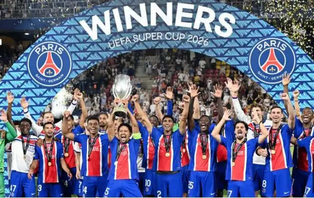 यूईएफए सुपर कप: पीएसजी ने एस्टन विला को 2-1 से हराकर खिताब बरकरार रखा
