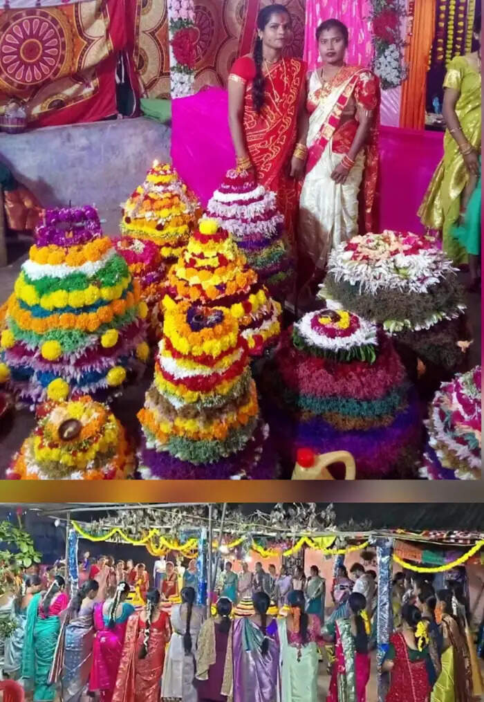 बत्तुकम्मा उत्सव नौ दिनों की आराधना के बाद हर्षोल्लास के साथ हुआ संपन्न