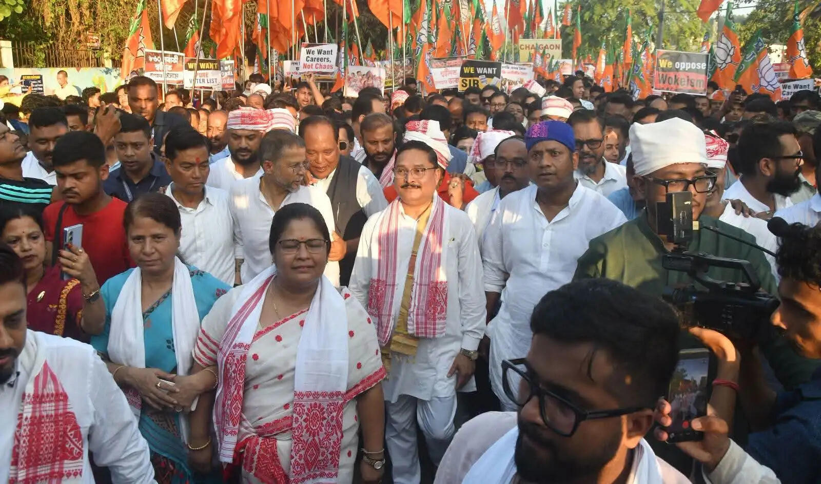 कांग्रेस और इंडी गठबंधन की भाषा भारत विरोधी ताकतों जैसी: दिलीप सैकिया