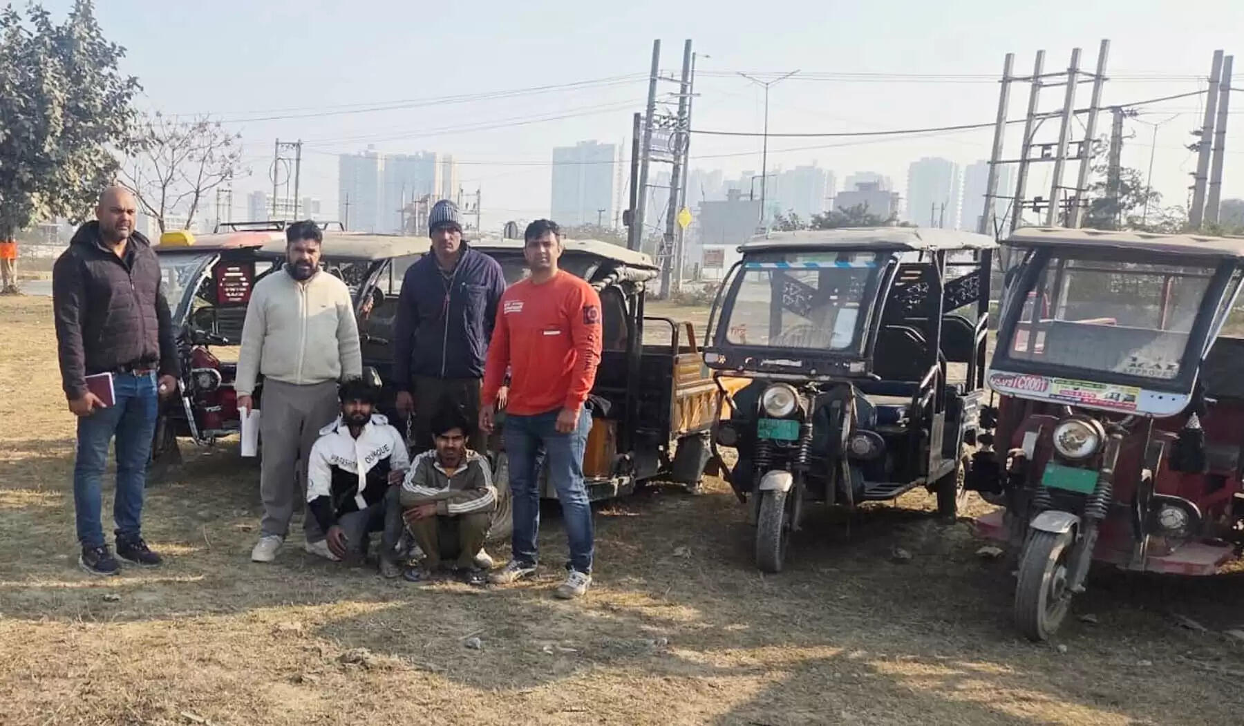 गुरुग्राम: नशे की पूर्ति के लिए ई-रिक्शा चोरी करने के दो आरोपी काबू