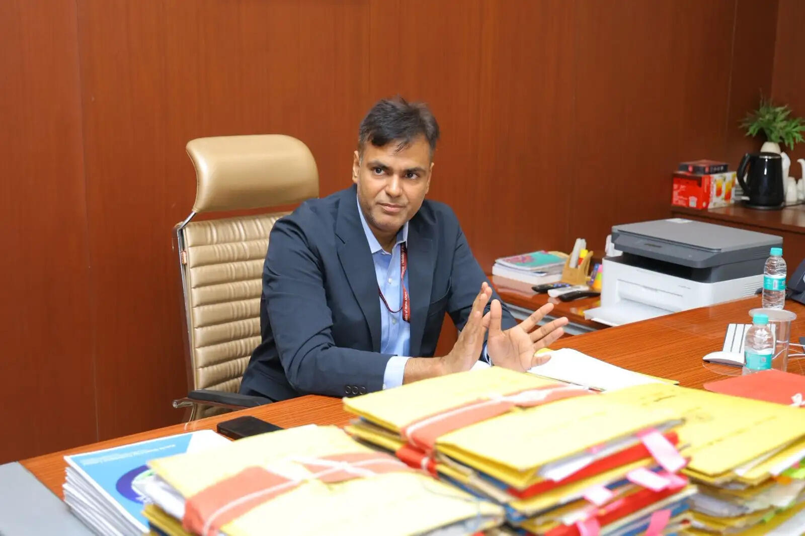 झारखंड सरकार के रेजिडेंट कमिश्नर ने नए झारखंड भवन का किया निरीक्षण