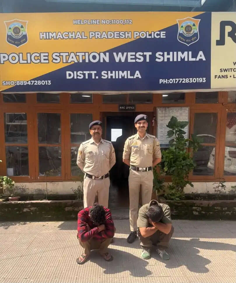 शिमला में चिट्टे के साथ दो तस्कर काबू