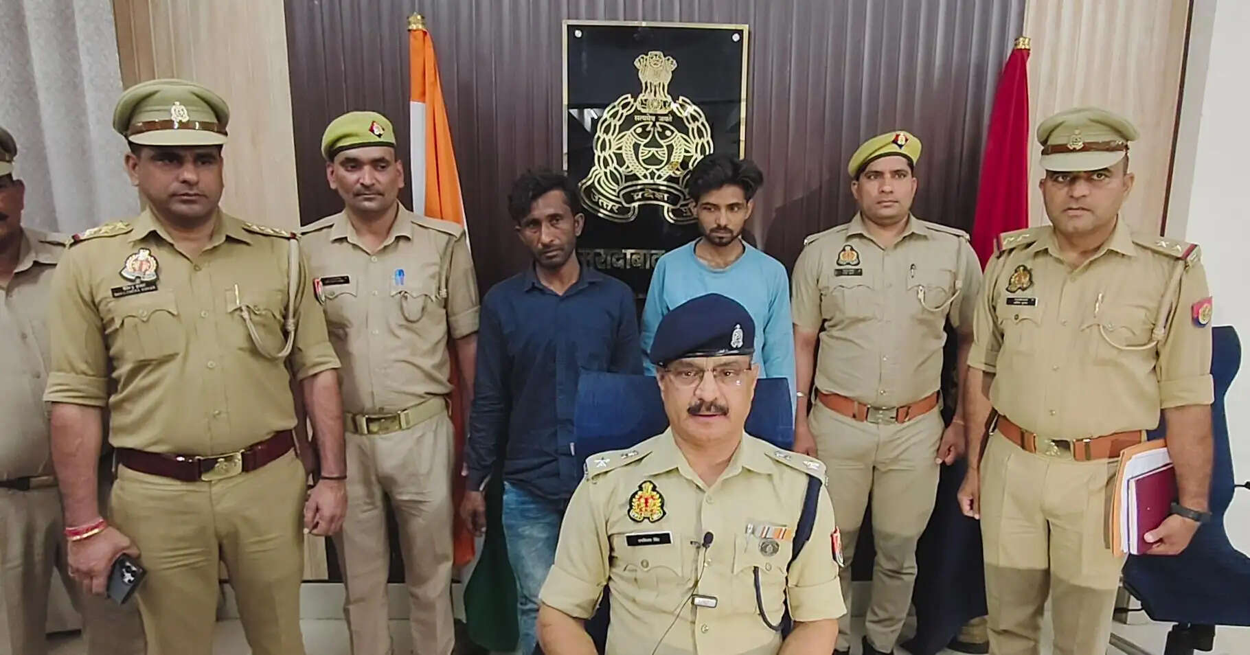 मुरादाबाद में दो तस्कर गिरफ्तार, एक सप्ताह पूर्व दंपति से की थी लूट