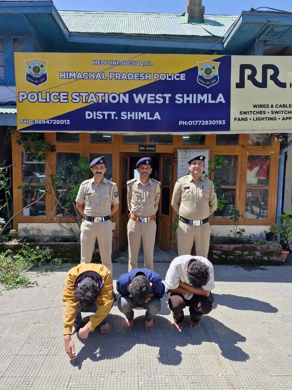 शिमला में कार से हेरोइन बरामद, तीन युवक गिरफ्तार