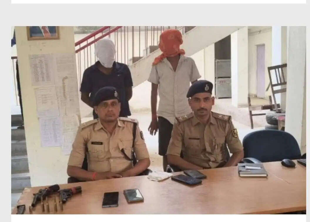 नालंदा जिले में हथियार के साथ दो आरोपी गिरफ्तार