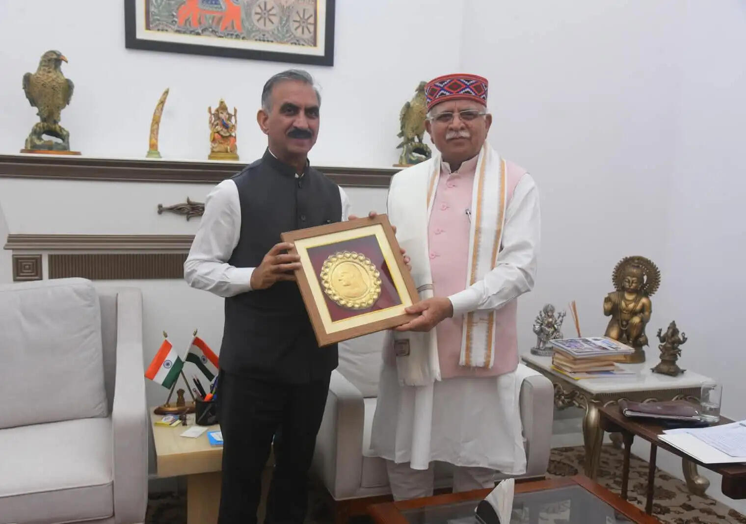 केंद्रीय ऊर्जा मंत्री मनोहर लाल से मिले मुख्यमंत्री सुक्खू, प्रदेश के लंबित विद्युत मामलों का मांगा समाधान