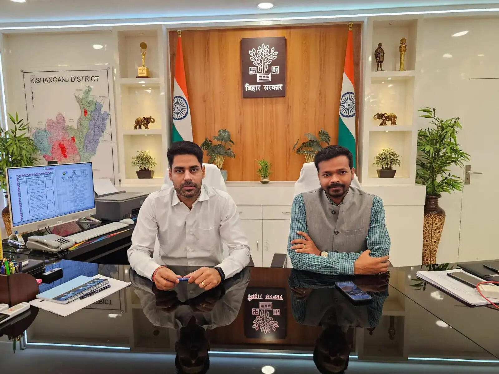 नवीन कुमार ने संभाला किशनगंज डीएम का पदभार