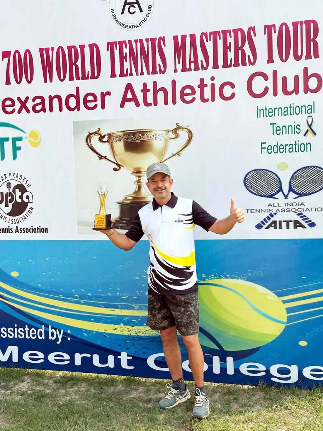 हिसार : सीनियर टेनिस में भारत के नंबर&nbsp; वन खिलाड़ी बने योगेश कोहली