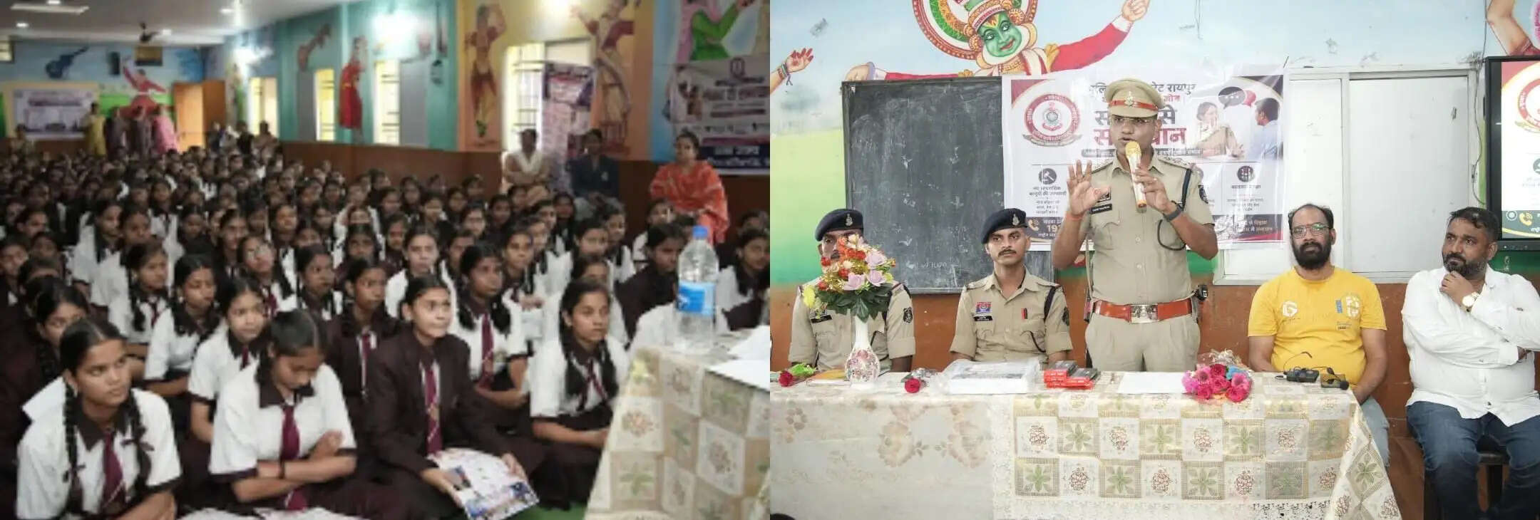 साइबर सुरक्षा का संदेश 1800 विद्यार्थियों तक पहुंचा , पुलिस&nbsp;ने&nbsp;ठगी से बचाव के बताए उपाय