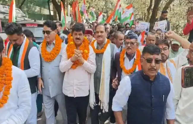 कांग्रेस की न्याय यात्रा में महंगाई, बेरोजगारी को लेकर निशाना साधा