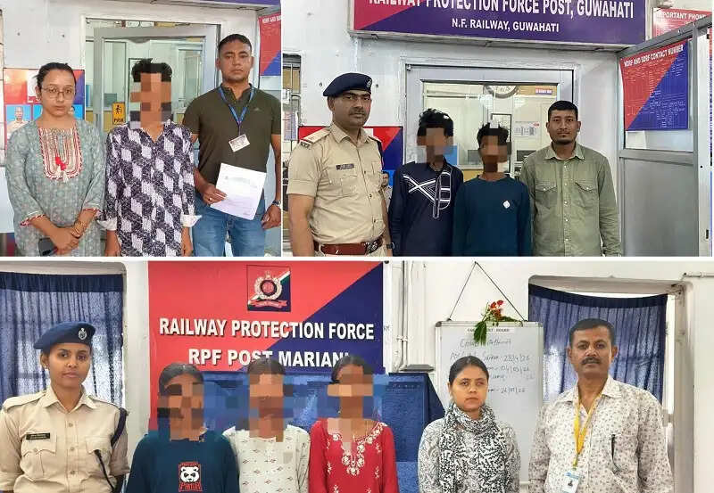 पूसीरे की आरपीएफ ने कई रेस्क्यू अभियानों में यात्रियों और नाबालिगों की सुरक्षा सुनिश्चित की