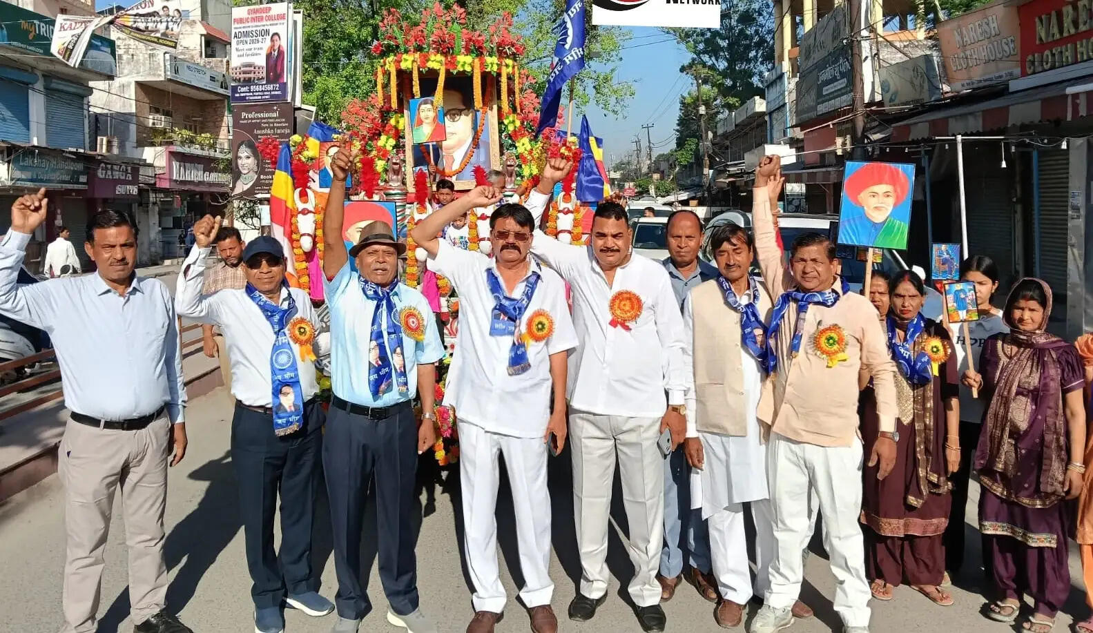 अंबेडकर जयंती पर निकली प्रभात फेरी, गूंजे समरसता के संदेश