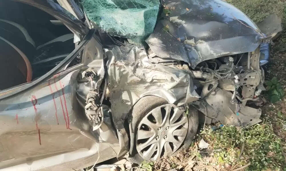 धारः खेरोद के पास फोरलेन पर सड़क हादसा, एक की मौत