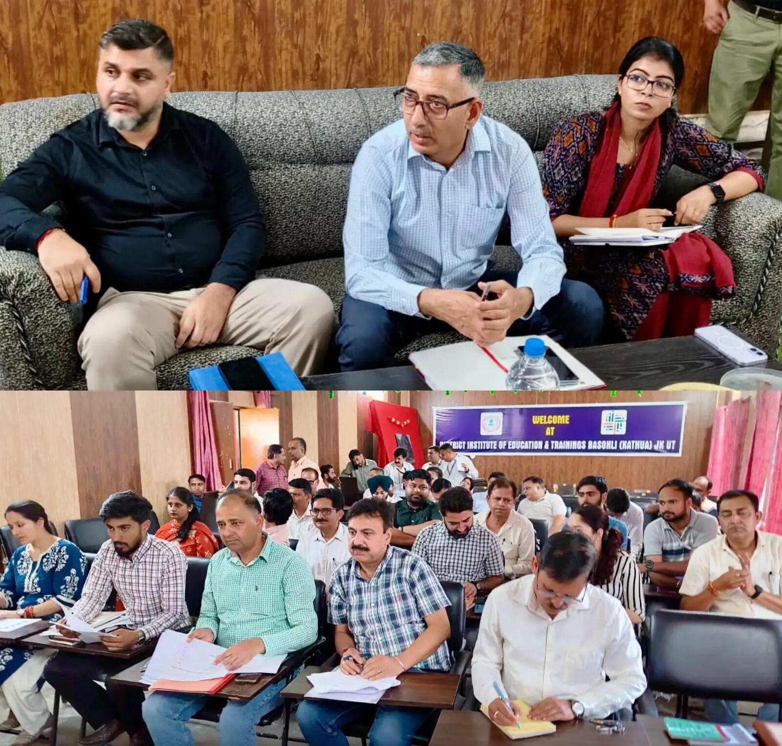 बसोहली दौरे पर डीसी कठुआ, विकास कार्यों और योजनाओं की समीक्षा