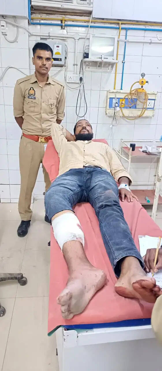जौनपुर में मीरगंज-पवारा पुलिस मुठभेड़ में शातिर अपराधी घायल, गिरफ्तार
