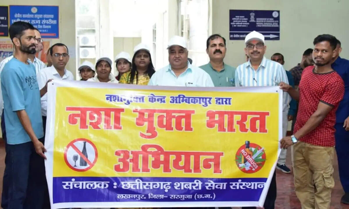 पर्यटन एवं संस्कृति मंत्री राजेश अग्रवाल ने युवाओं को दिलाया नशामुक्त भारत का संकल्प