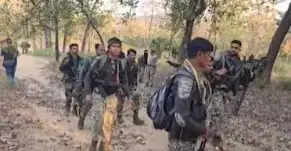 छत्तीसगढ़ के बीजापुर-केरपे व तोड़समपारा में हुई मुठभेड़ में एक नक्सली ढेर