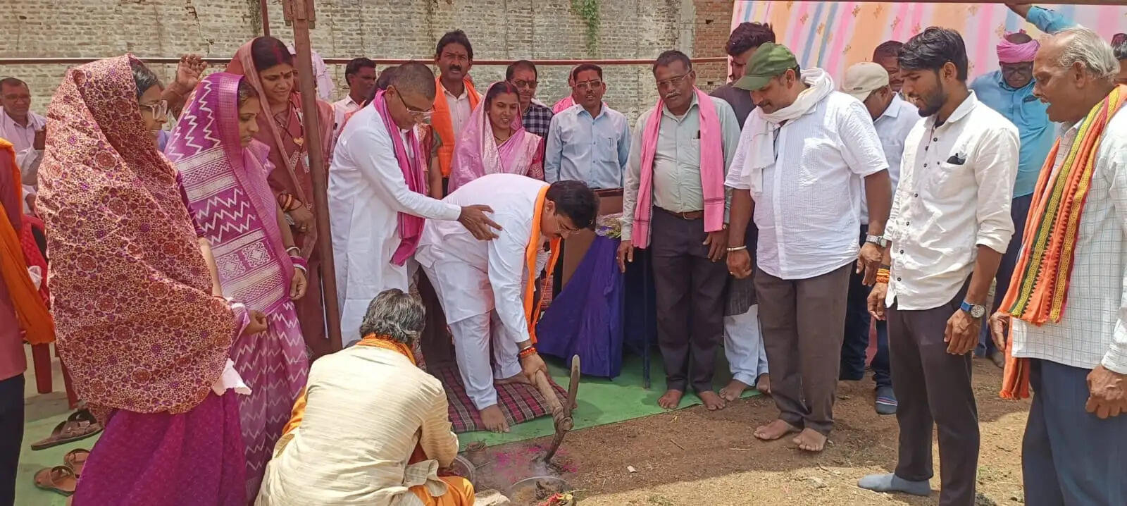 धमतरी में सिन्हा समाज के नवीन भवन का भूमि पूजन संपन्न, 30 लाख की लागत से होगा निर्माण