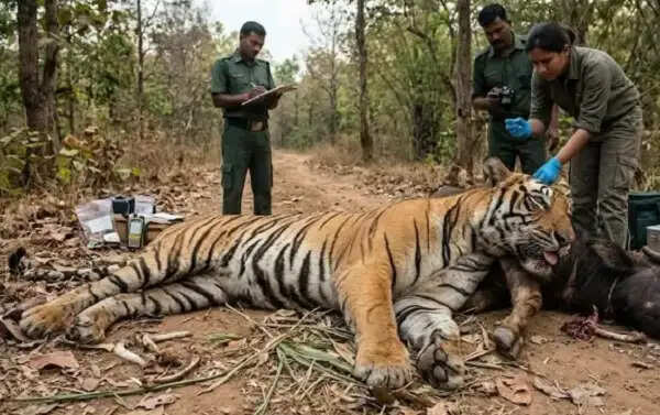 पन्ना टाइगर रिजर्व में 4 वर्षीय नर बाघ की मौत, पोस्टमार्टम रिपोर्ट का इंतजार