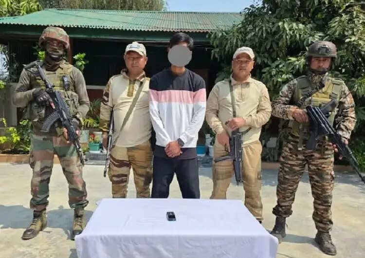 मणिपुर : उग्रवादी संगठन प्रीपाक (प्रो) कैडर समेत छह आरोपित गिरफ्तार