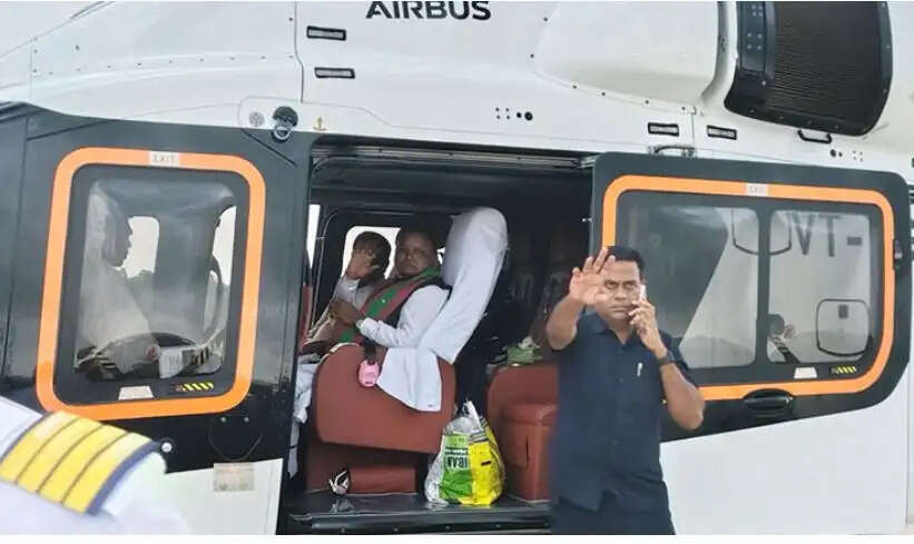 खराब मौसम के कारण पुरी में उतारना पड़ा मुख्यमंत्री मोहन चरण माझी का हेलीकॉप्टर