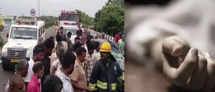 दोपहिया वाहन को बचाने के प्रयास में दो कारों की भिड़ंत, मासूम समेत एक ही परिवार के चार लोगों की मौत