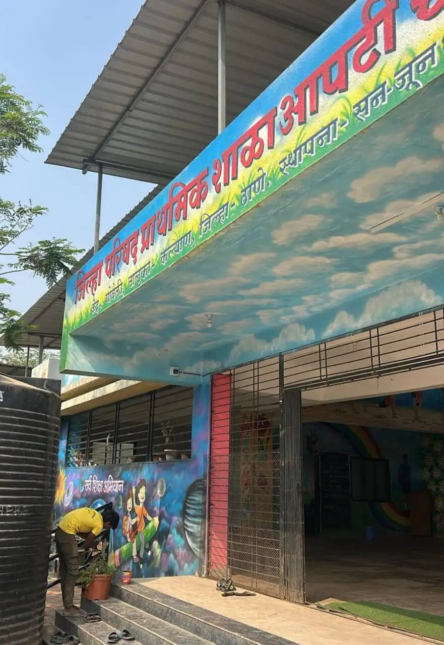 ठाणे जेपी शाला विद्यार्थियों की सुरक्षा अब सीसीटीवी के जिम्मे