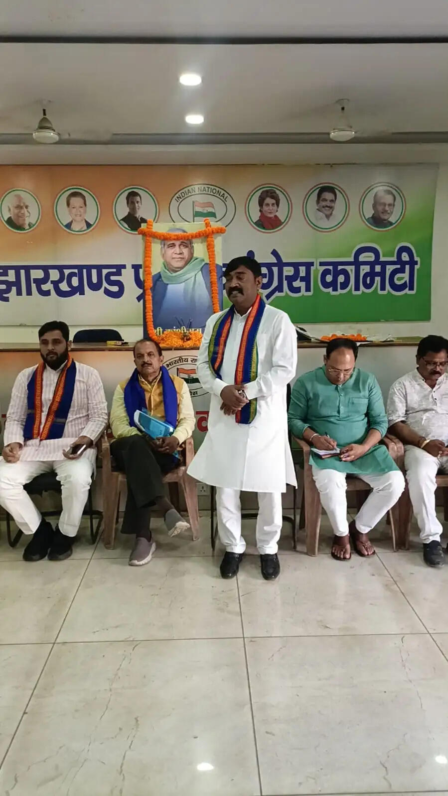 रांची के कांग्रेस भवन में मनाई गई कांशीराम की 92वीं जयंती