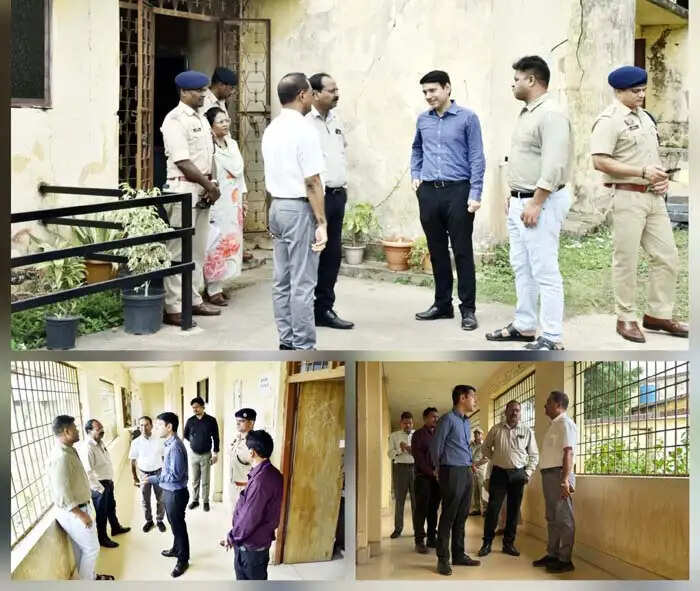 कलेक्टर-एसपी ने नीट परीक्षा का किया निरीक्षण, 175 परीक्षार्थी अनुपस्थित रहे