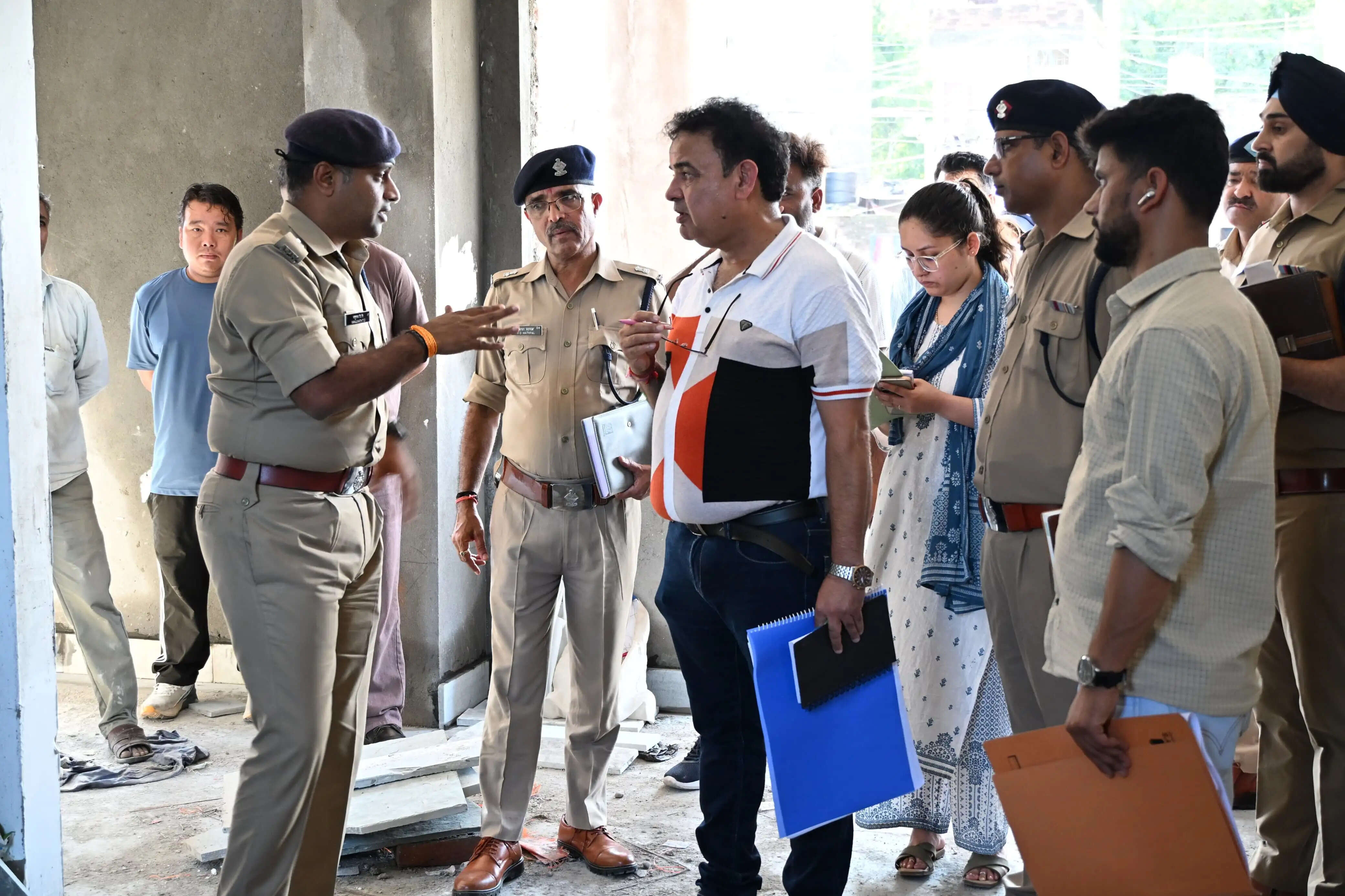 एसएसपी डाॅ मंजूनाथ टीसी ने किया नवनिर्मित बनभूलपुरा थाने का किया स्थलीय निरीक्षण
