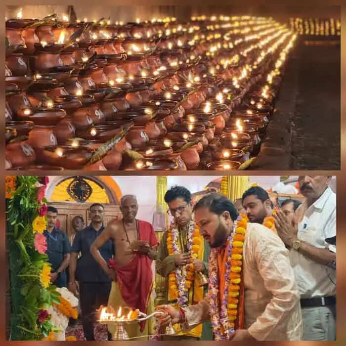 मां दंतेश्वरी मंदिर जगदलपुर में रियासत कालीन परंपरानुसार कलश स्थापना की गई