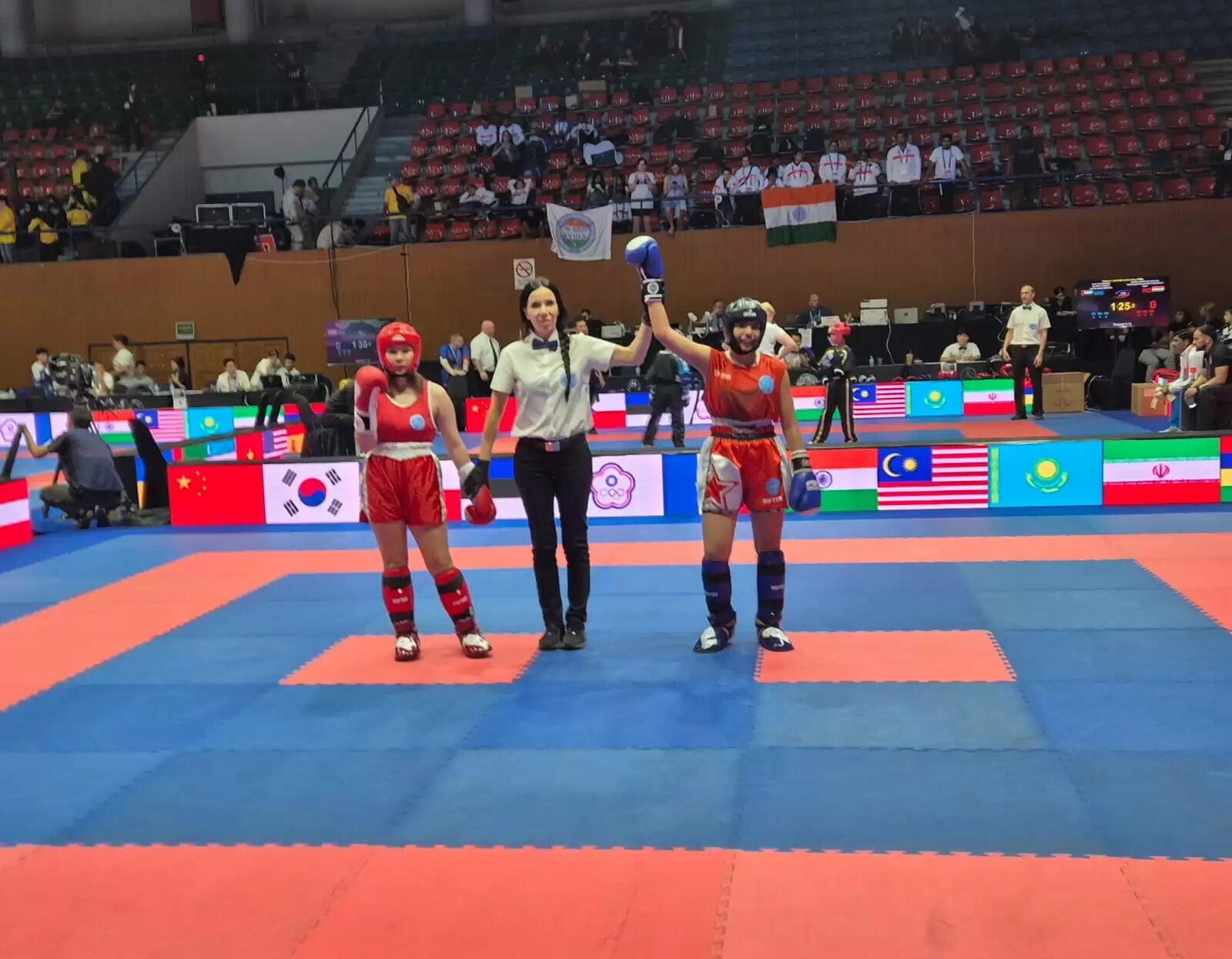 थाईलैंड विश्व कप किक बॉक्सिंग में फरीदाबाद की रिद्धिमा ने जीता स्वर्ण पदक