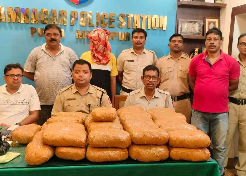 40 किलो गांजा के साथ एक गिरफ्तार