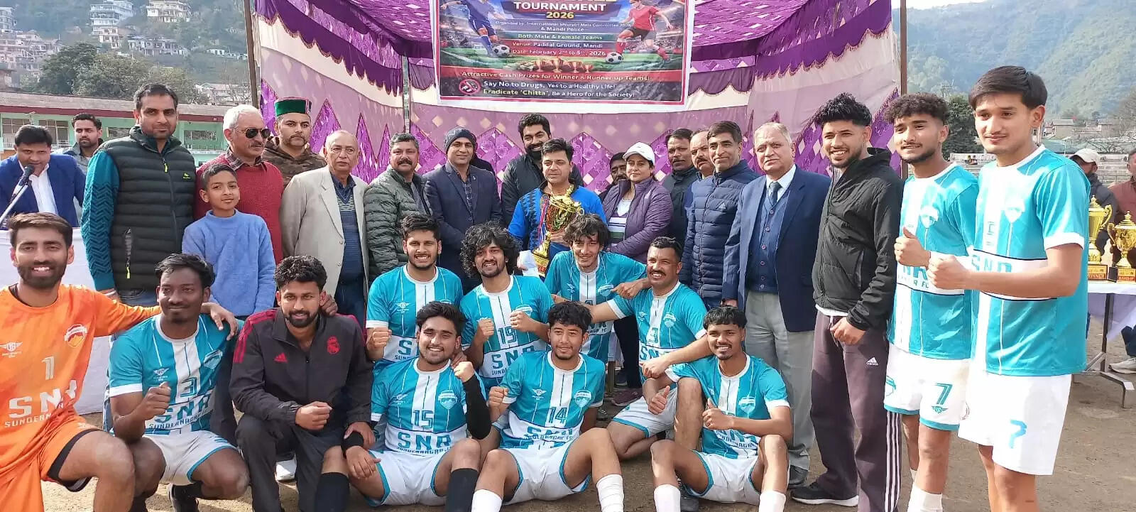 अंतर्राष्ट्रीय शिवरात्रि महोत्सव खेल प्रतियोगिता हाकी और फटबॉल में सुंदरनगर विजेता