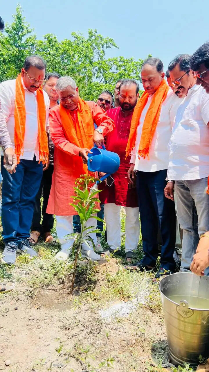विश्व पर्यावरण दिवस पर भाजपा ने चलाया 'एक पेड़ मां के नाम' अभियान, नेताओं ने किया पौधारोपण