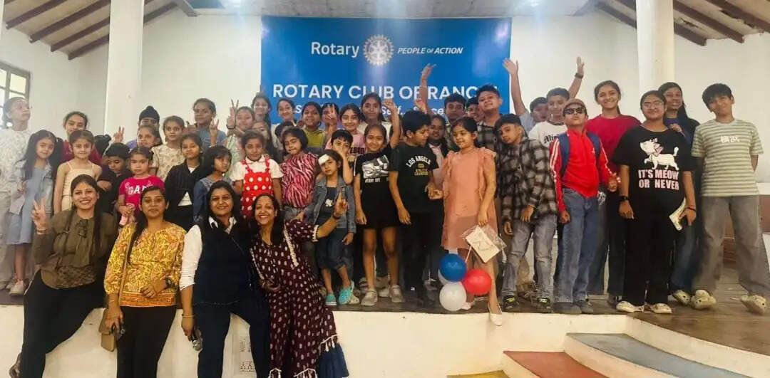 रांची रोटरी क्लब ने ‘किड्स कार्निवल’ का किया आयोजन, बच्चों ने सीखे नए कौशल