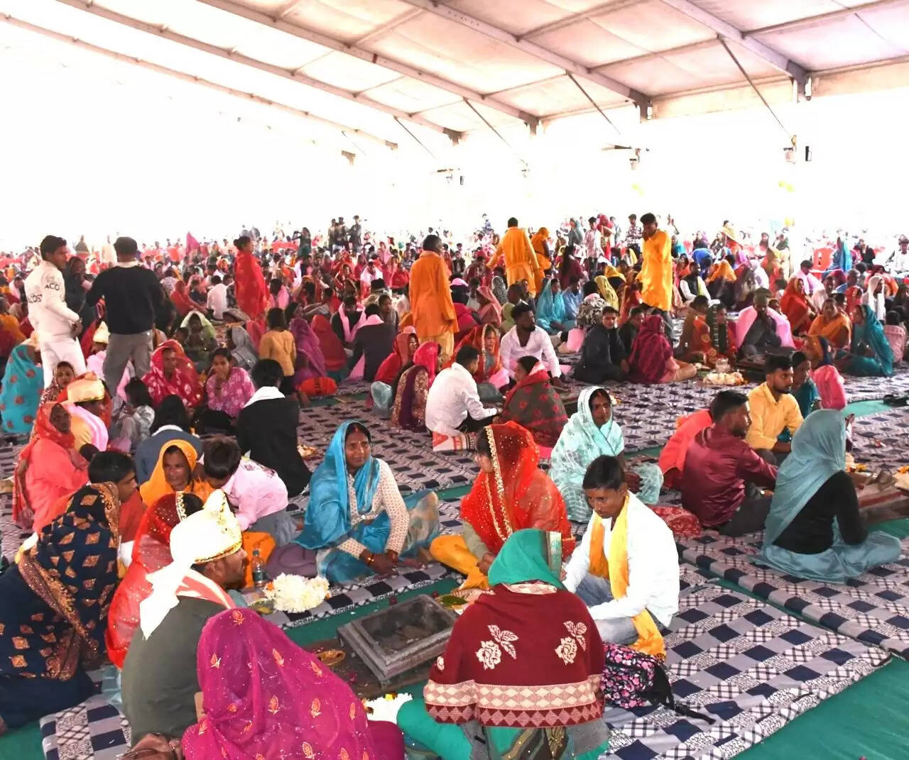 मुख्यमंत्री सामूहिक विवाह योजना में 415 जोड़ों का हुआ विवाह