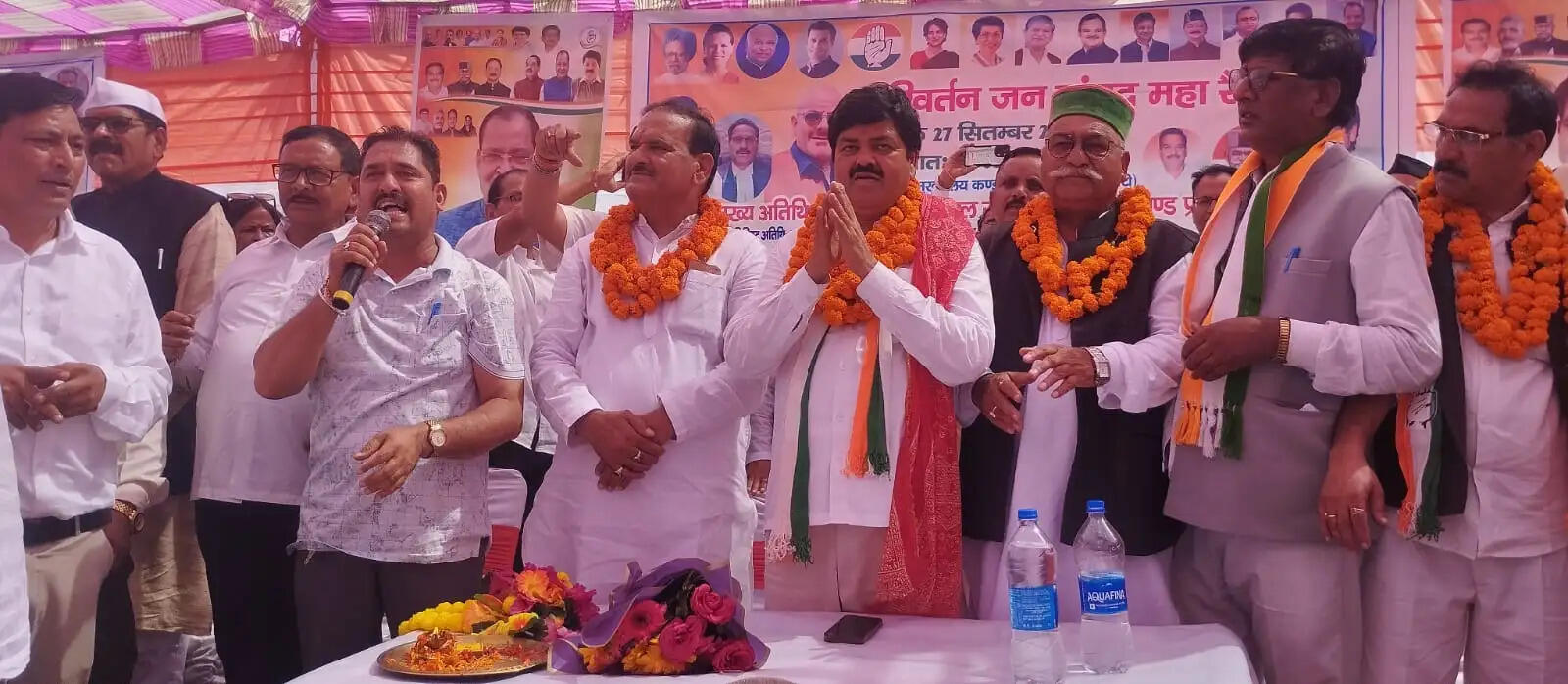 कांग्रेसियों ने फूंका पीएम मोदी, गृह मंत्री शाह और सीईसी ज्ञानेश का पुतला