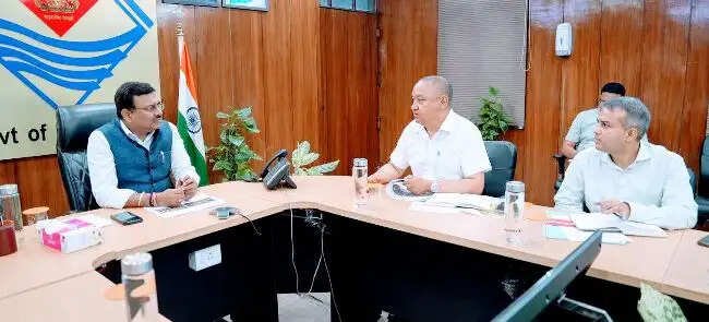 बदरीनाथ-केदारनाथ&nbsp;में&nbsp;चल&nbsp;रहे&nbsp;निर्माण&nbsp;कार्याें&nbsp;की&nbsp;मुख्य&nbsp;सचिव&nbsp;ने&nbsp;की&nbsp;समीक्षा