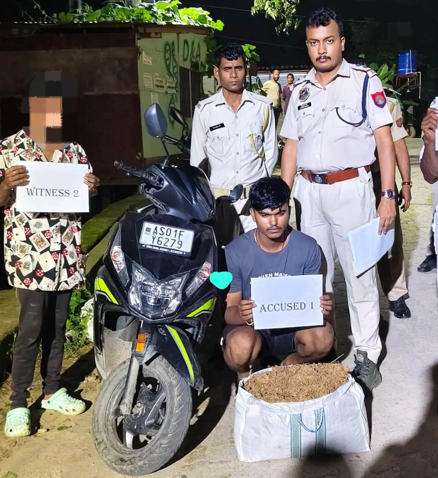 गांजा समेत एक तस्कर गिरफ्तार