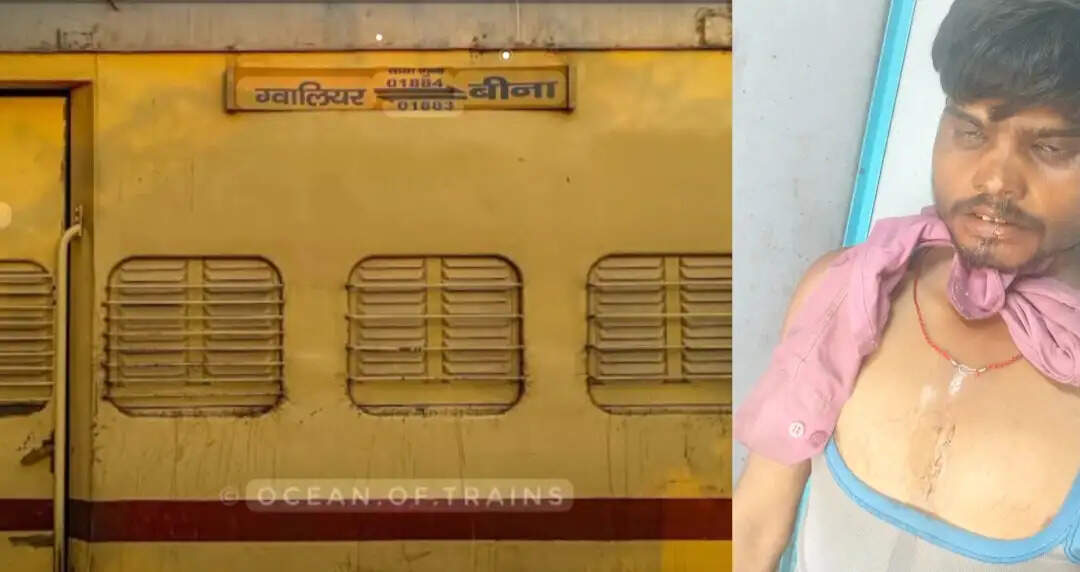 अशोकनगर स्टेशन पर सनसनी: चलती ट्रेन के टॉयलेट में फंदे से लटका मिला युवक