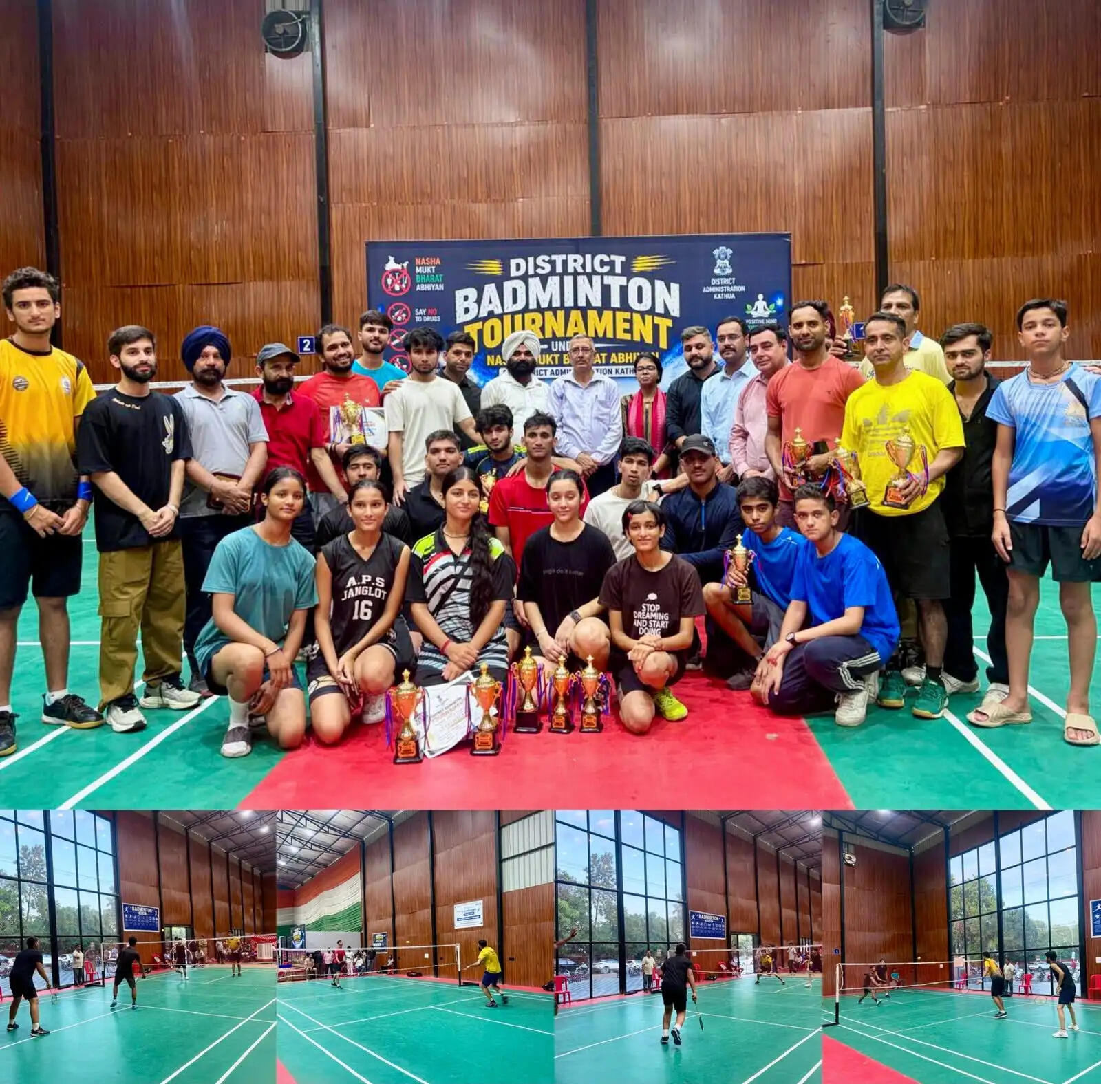 कठुआ में पहली जिला बैडमिंटन प्रतियोगिता संपन्न, 200 से अधिक खिलाड़ियों ने दिखाया दम