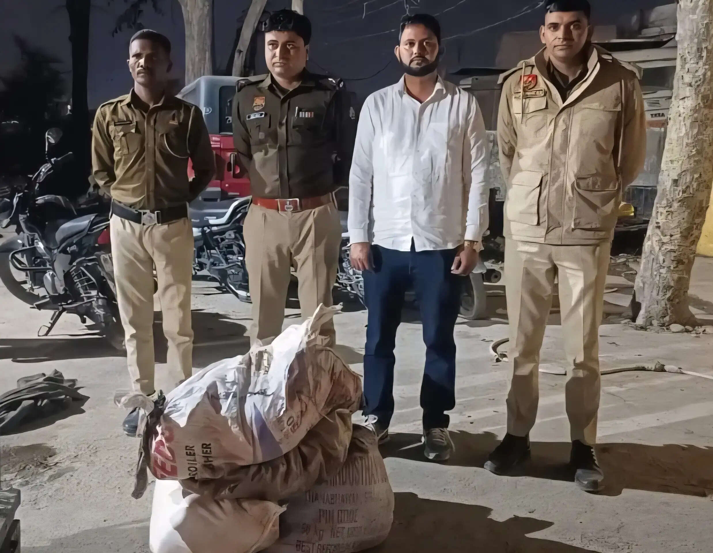 यमुनानगर:जंगल में गोवध का खुलासा, भारी मात्रा में मांस बरामद, तीन हिरासत में